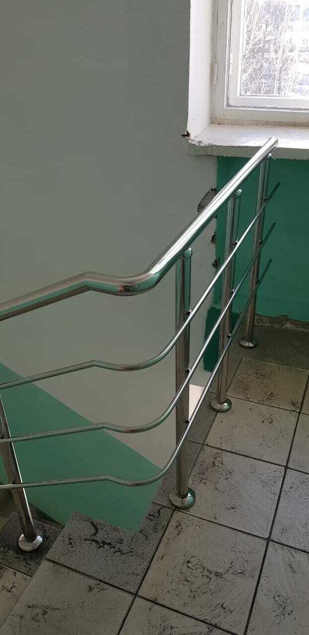 Выполненный заказ — Ограждения в здании Аграрного техникума, с. Первомайское, Томская область, март 2020